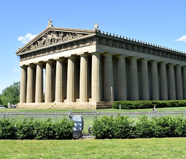 Nashville's full-scale Parthenon replica, built in 1897