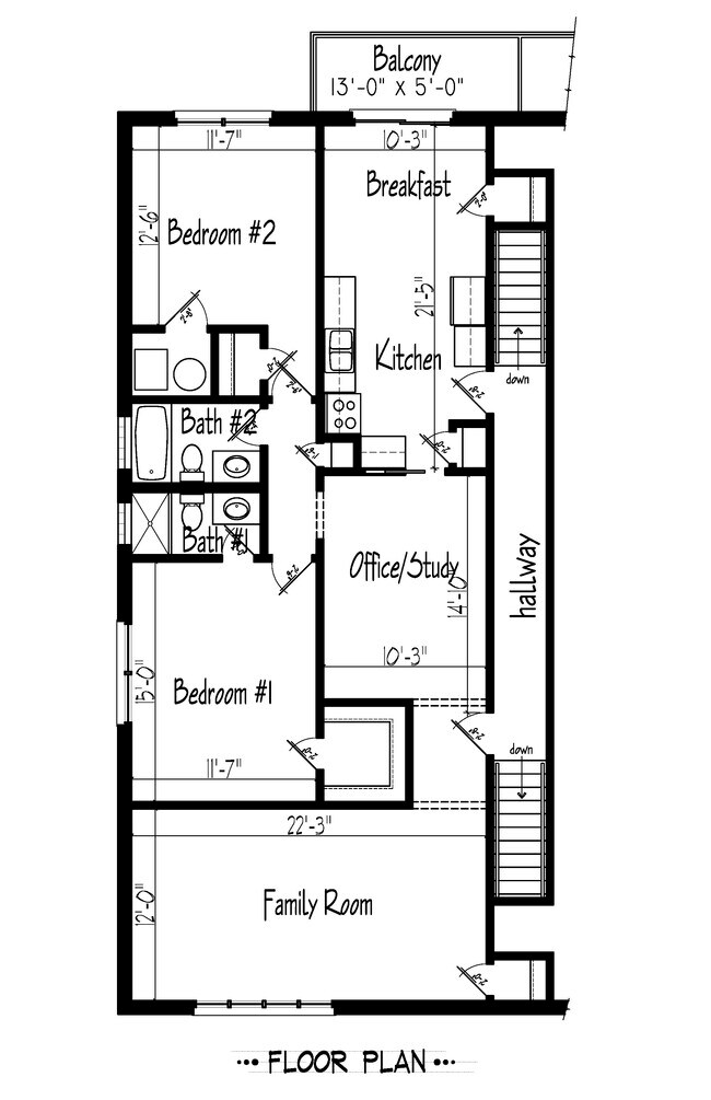 Floor plan - 9324 S Roberts Rd Apartments