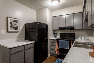 2BR, 2BA - 1000 SF Belmont - Kitchen - The Aspen Apartments