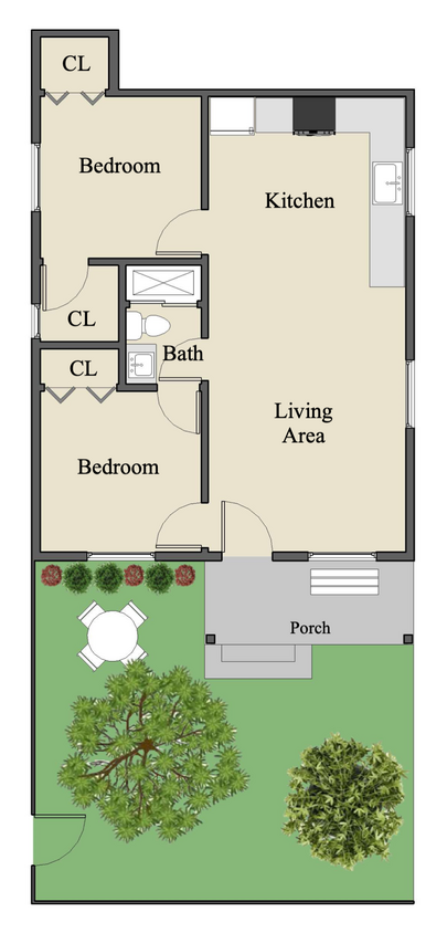 Floor Plan - 2923 Marsh St