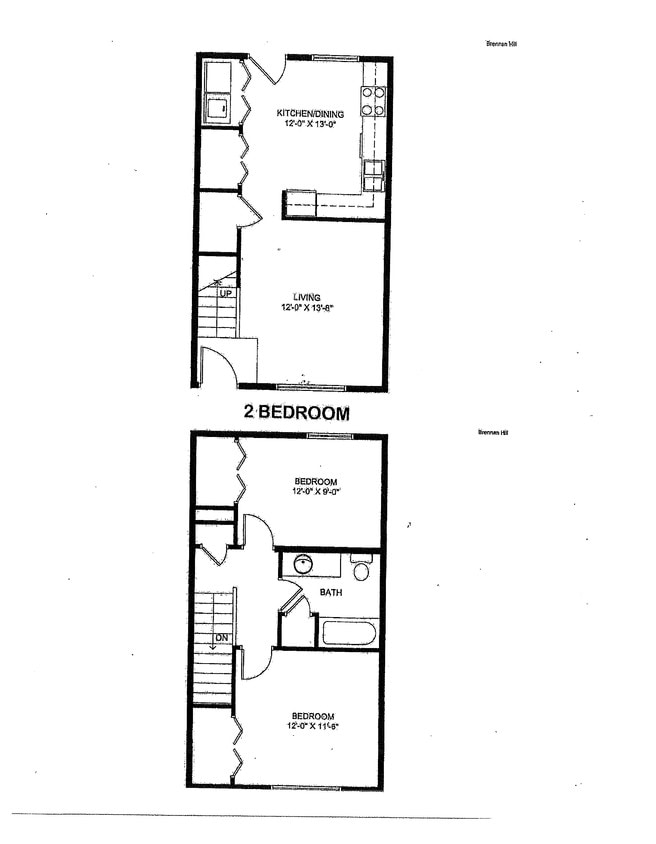 2BR/1BA - Brennan Hill Townhomes