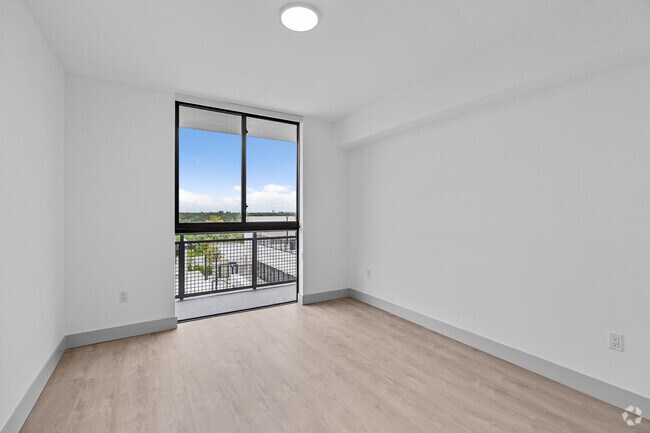 3BR, 3BA - 1,267SF - Bedroom - Gardens Residences