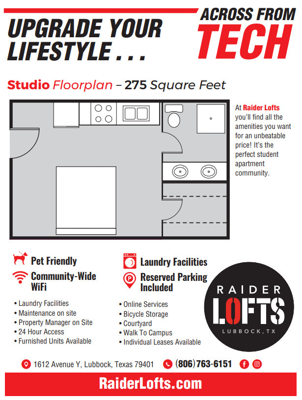 Foto del edificio - Raider Lofts- Now Accepting Students!