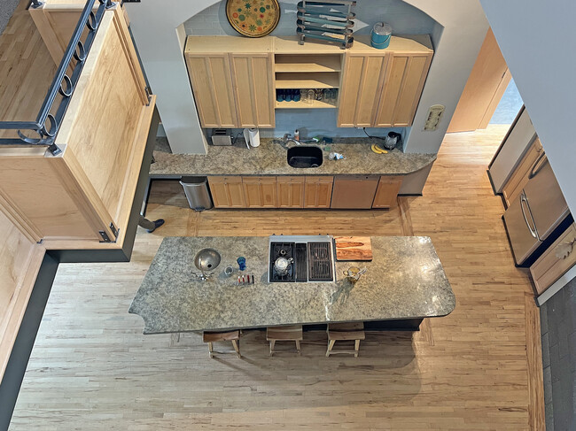 Kitchen from Loft - 32 Broadway St