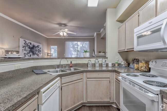 2HAB, 2BA - 1123 ft² B1 - Cocina - Retreat at Spring Park