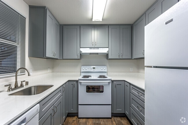 2BR, 2BA - Kitchen - Belle Terrace - 55+ Senior Apartments