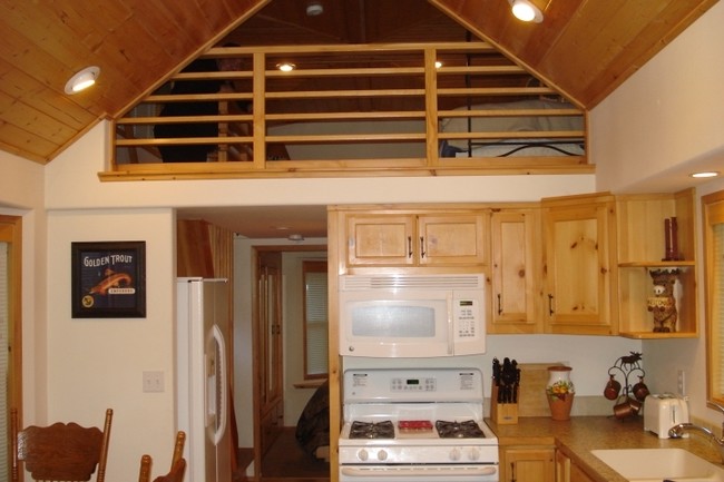 Interior of 1 of 3 cabins included in sale - Campers Cove Resort