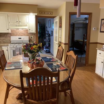 Eat in Kitchen with dishwasher, electric stove, and brand new fridge. - 230 Tom Swamp Rd