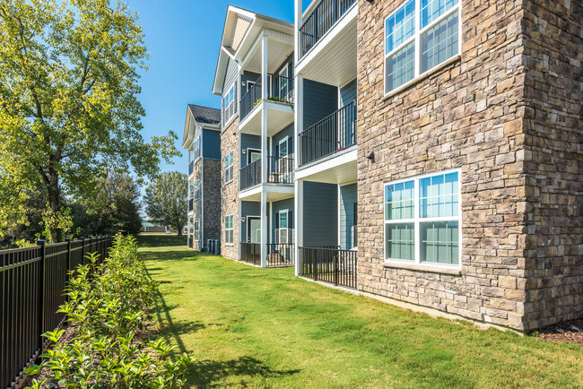 Back of the building - Villas at Fort Mill