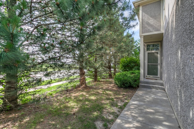 Private side front door - 22810 West 71st Terrace