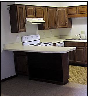 Cocina - Poplar Ridge Apartments