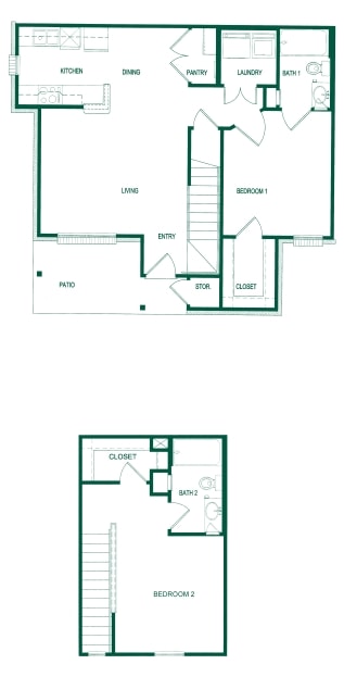 Plan A - Millpoint Townhomes
