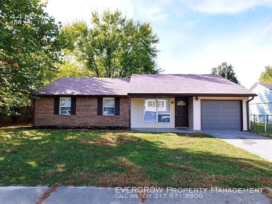 4416 Aristocrat Ln, Indianapolis, IN 46235 House Rental in