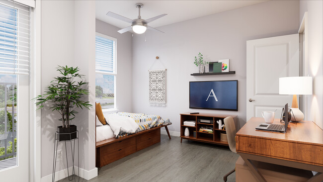 Studio - Bedroom - The Accolade Collegiate Village West