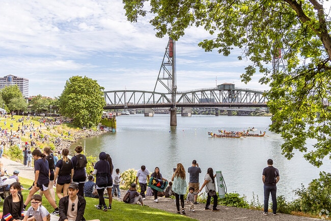 Teams from around the world compete in the annual Dragon Boat Races.