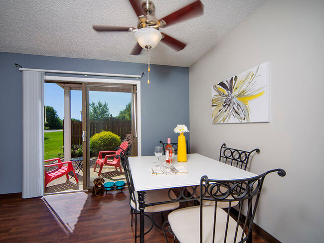 Dining Area with Attached Patio - Indian Woods