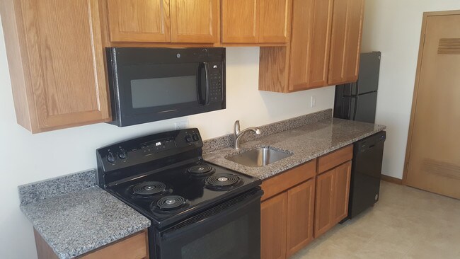 New Kitchen with granite counter - 320 E 57th St