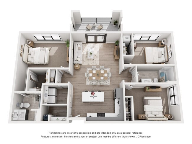 Plano de planta - Elevate Town Center