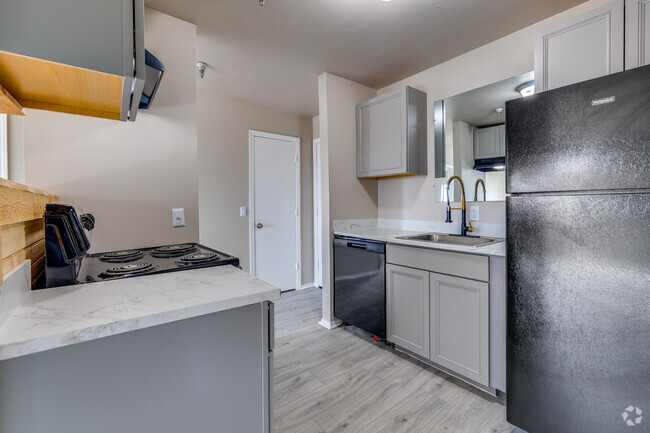 2BR, 2BA-850SF - Cocina - The Lodge Apartments