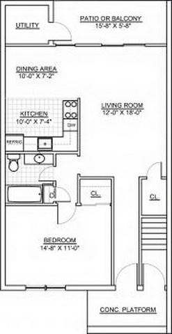 Klockner Woods One Bedroom - Klockner Woods