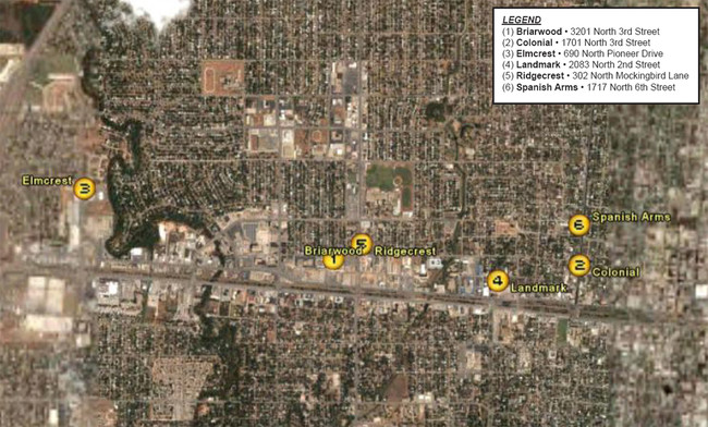 Mapa del área - Rosemont Apartments