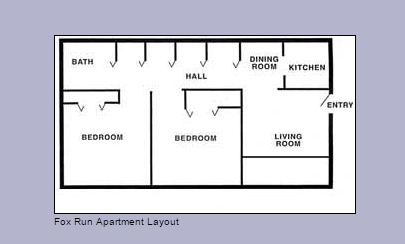 2BR/1.5BA - Fox Run Apartments