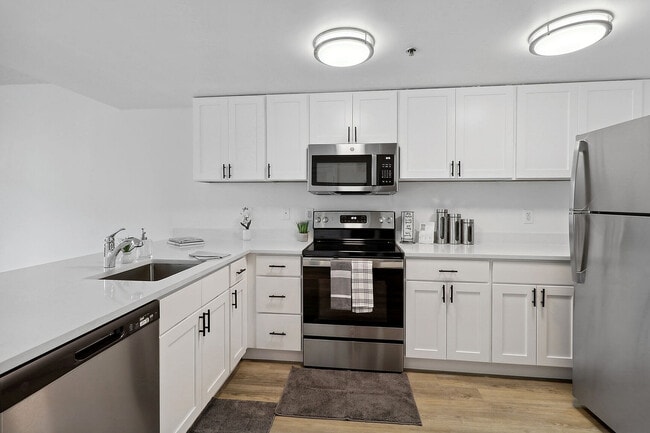Clean lines, elevated kitchens - The Zenith Apartments