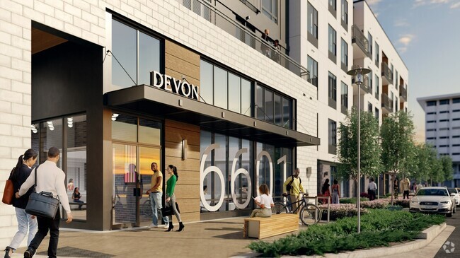 The Devon Exterior Entrance - The Devon