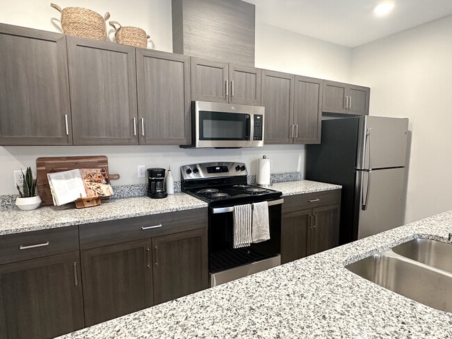Model Unit Kitchen - Mona Shores Flats