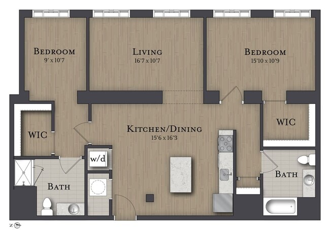 Interior Photo - One Park Apartments
