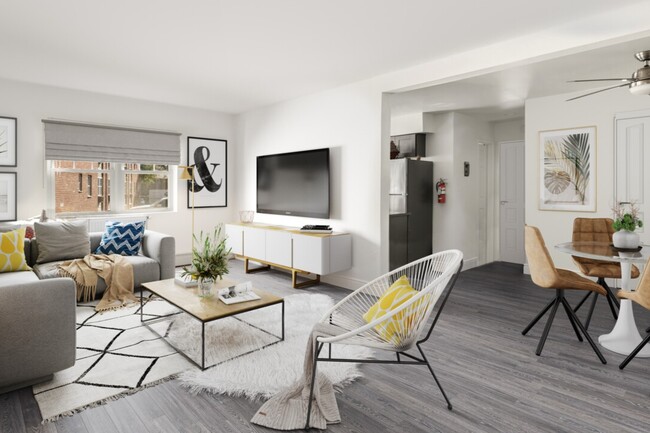 Sala de estar - Glenwood Gardens Apartments