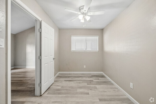 1BR, 1BA - 425SF - Bedroom - Harmony Apartments