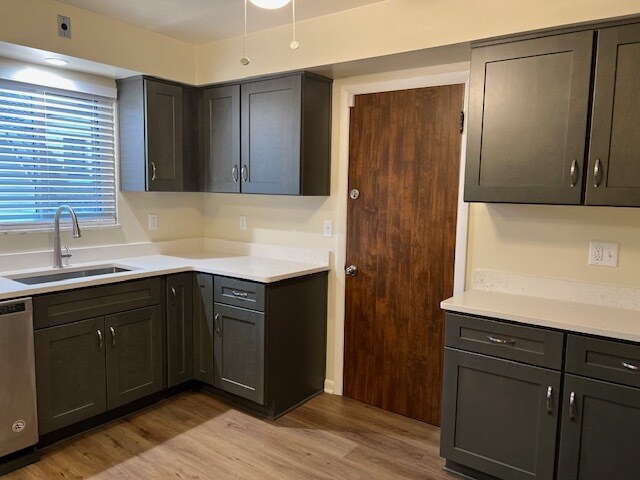 All new cabinets, flooring and countertops - 11509 Lake Ave