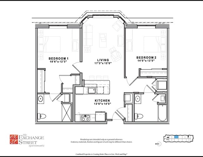 Interior Photo - The Exchange Street Apartments