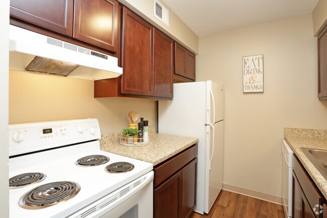 2HAB, 1.5BA - Cypress 1,000 ft² - Cocina - Country Club Village Apartments