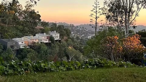 southwest facing sunset view from front yard - 4608 Nob Hill Dr