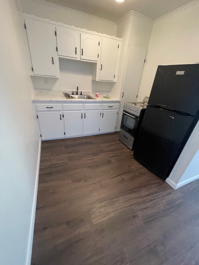 New flooring and paint and kitchen countertops! Refrigerator provided! - 720 1/2 N Main st Apt A