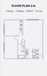 2 BD/1 BA 2-A