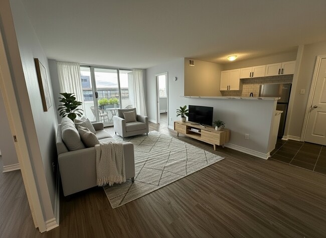 Unit 5F Living Room - Junior Two Bedroom - LeMarchant Towers
