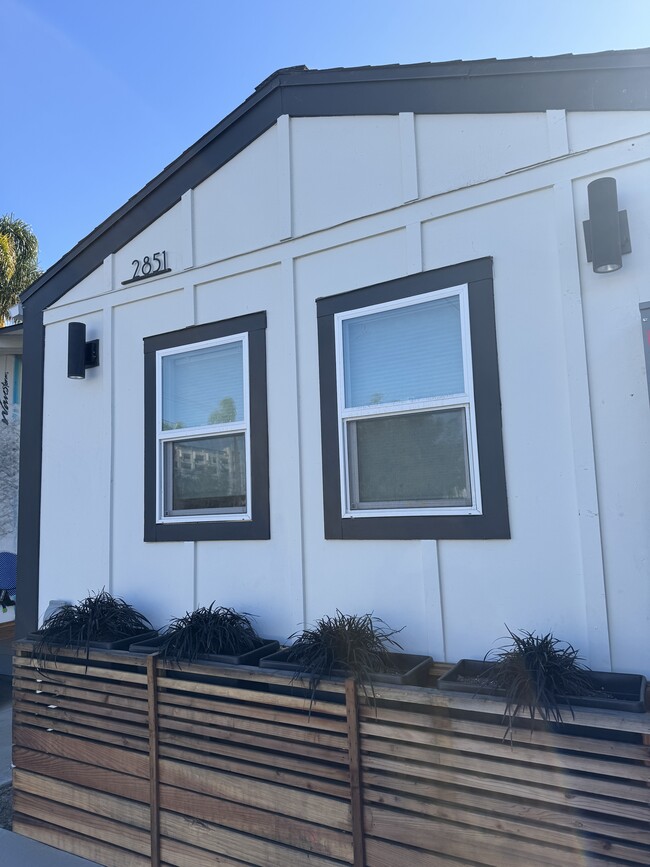 rear of tiny home, which actually faces the street - 3744 Granada Ave