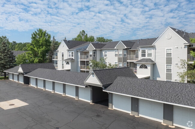 An Enclosed Garage Included - Churchill Place Apartments