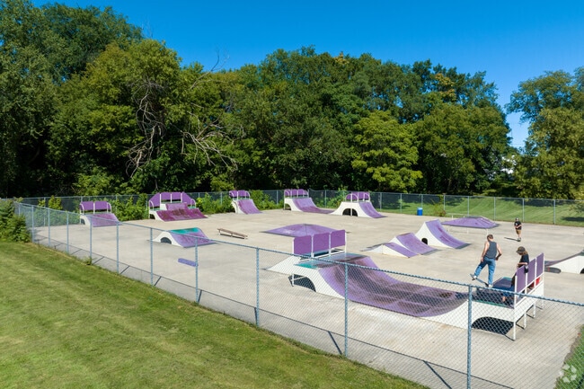 Clio Skate Park in Clio City Park has plenty of room for skaters.