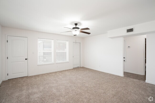 2 habitaciones, 2 baños - 1040 pies cuadrados - Sala de estar - Manhattan Apartments
