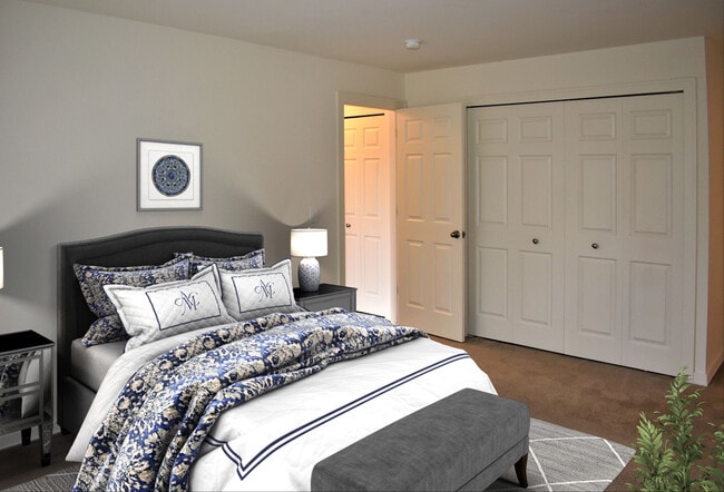 Bedroom with Tons of Space - Warris Farms Apartments