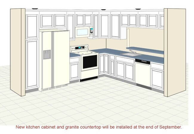 Kitchen remodel ( new cabinets and new granite counters have been installed. All will be ready 09/28 - 4721 Eldon Ct