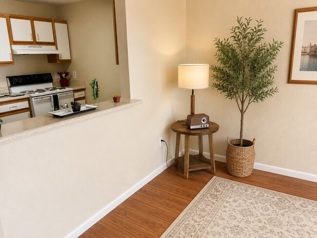 Living Room looking into Kitchen. - Nueces Bend Senior Housing