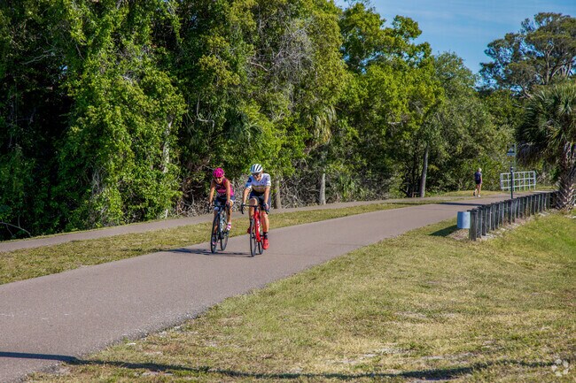 Hop on the Pinellas trail from Palm Harbor & enjoy miles of biking, walking or running.