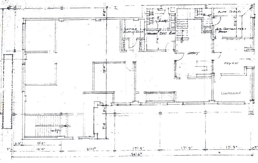 Office 1st Floor Plan - 687 Lindley St