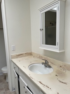 lavabo del baño de arriba - 1741 Camden Ave