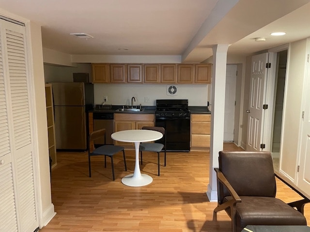 Looking from sleeping area toward kitchen. - 1126 8th St NE